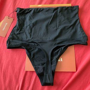 black shapewear underwear, size S